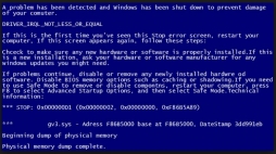 Синий экран в Windows 7